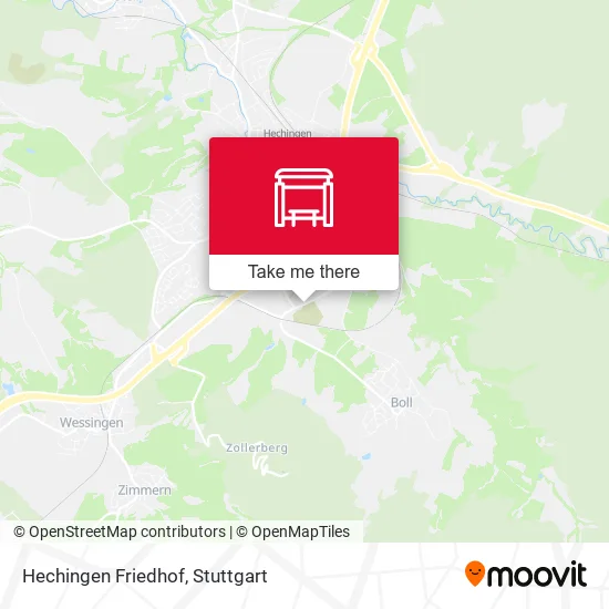Карта Hechingen Friedhof