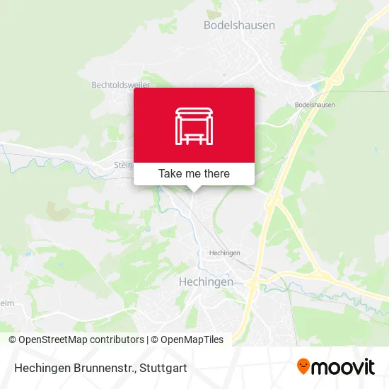 Карта Hechingen Brunnenstr.