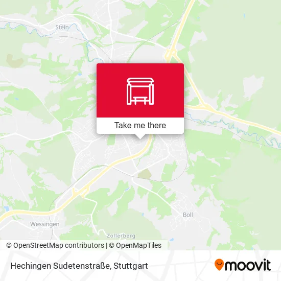 Карта Hechingen Sudetenstraße
