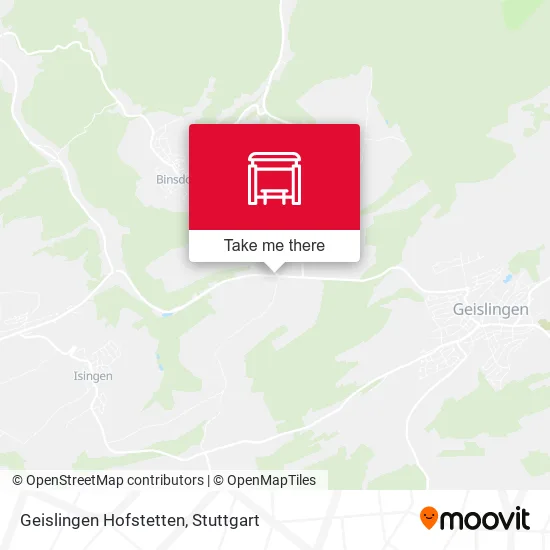 Карта Geislingen Hofstetten