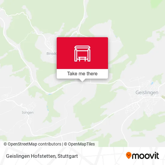 Карта Geislingen Hofstetten