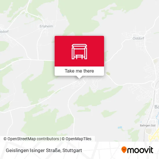 Карта Geislingen Isinger Straße