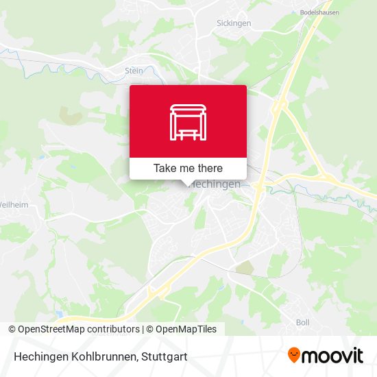 Hechingen Kohlbrunnen map