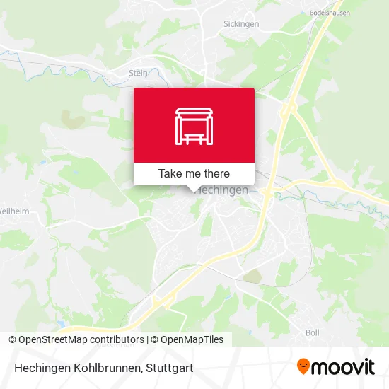 Карта Hechingen Kohlbrunnen