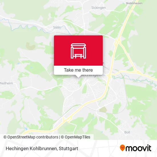 Карта Hechingen Kohlbrunnen