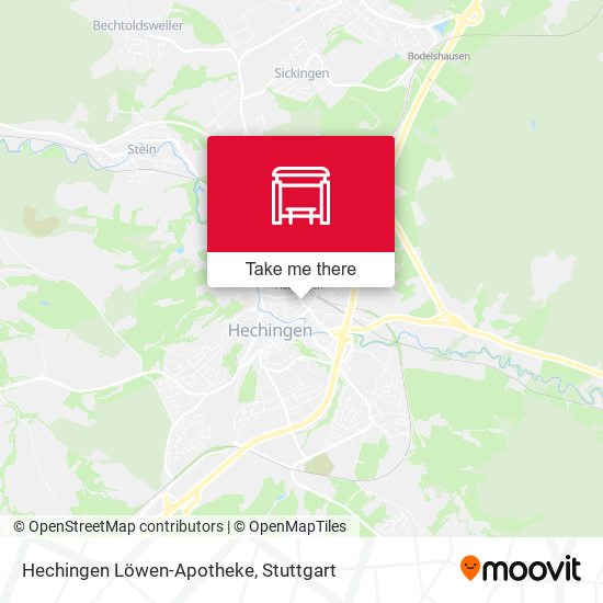 Hechingen Löwen-Apotheke map
