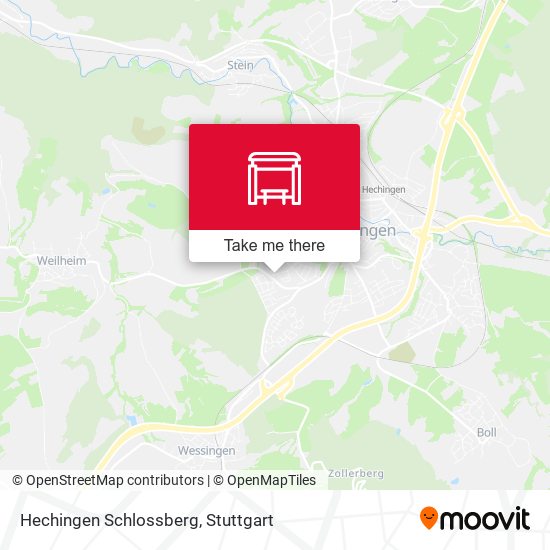 Hechingen Schlossberg map
