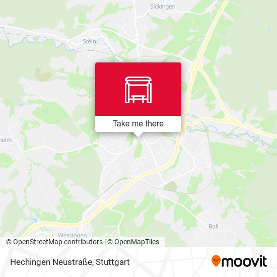 Hechingen Neustraße map