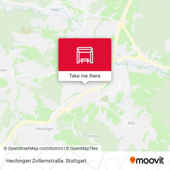 Hechingen Zollernstraße map