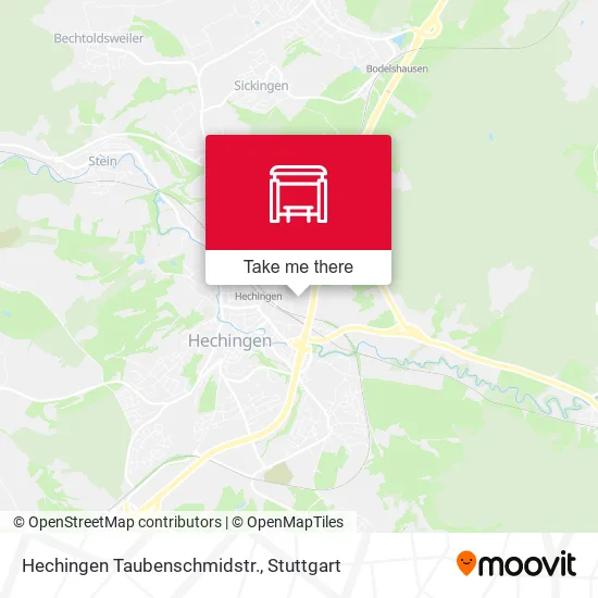 Карта Hechingen Taubenschmidstr.