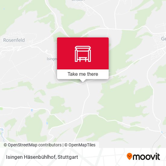 Isingen Häsenbühlhof map