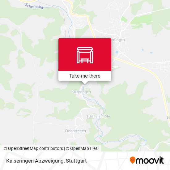 Карта Kaiseringen Abzweigung