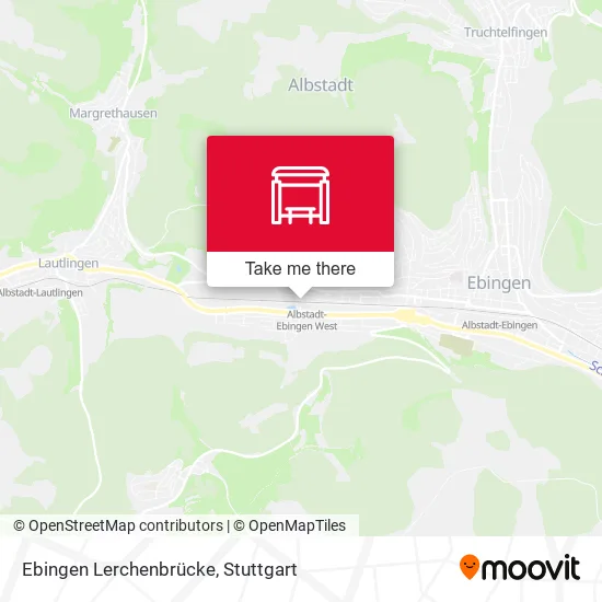 Карта Ebingen Lerchenbrücke
