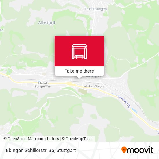 Ebingen Schillerstr. 35 map