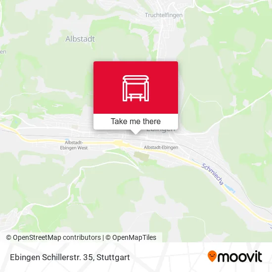 Карта Ebingen Schillerstr. 35