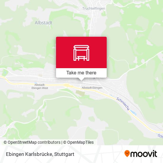 Ebingen Karlsbrücke map