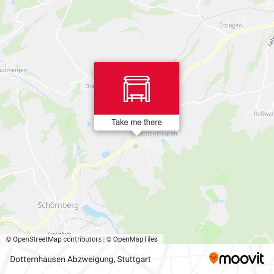 Карта Dotternhausen Abzweigung