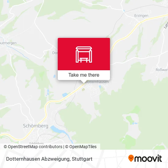 Карта Dotternhausen Abzweigung