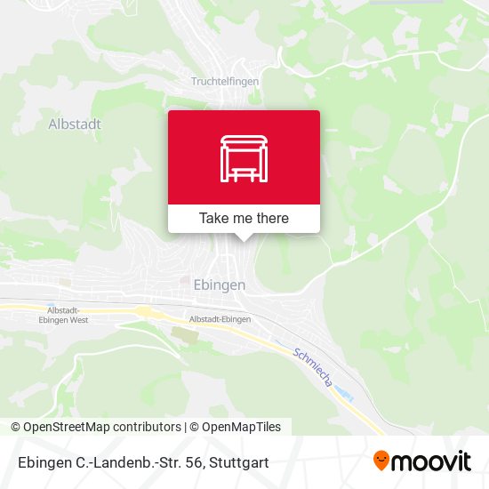 Карта Ebingen C.-Landenb.-Str. 56