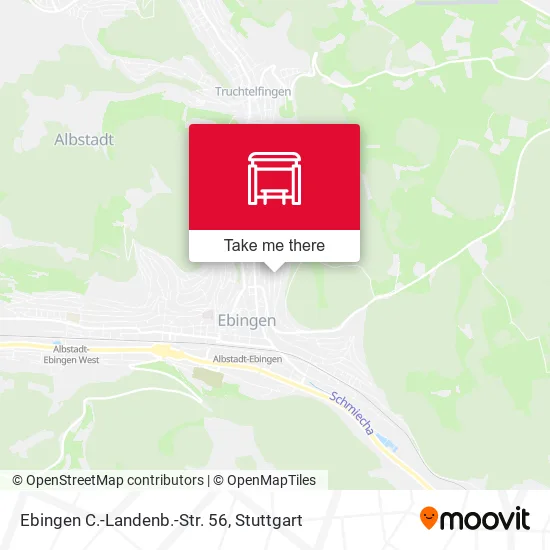 Карта Ebingen C.-Landenb.-Str. 56