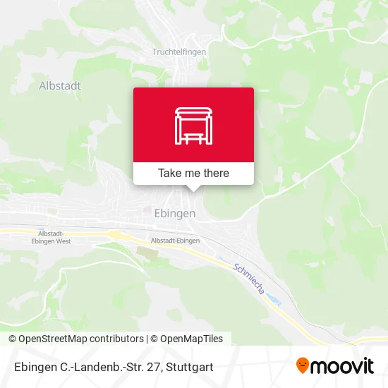 Карта Ebingen C.-Landenb.-Str. 27