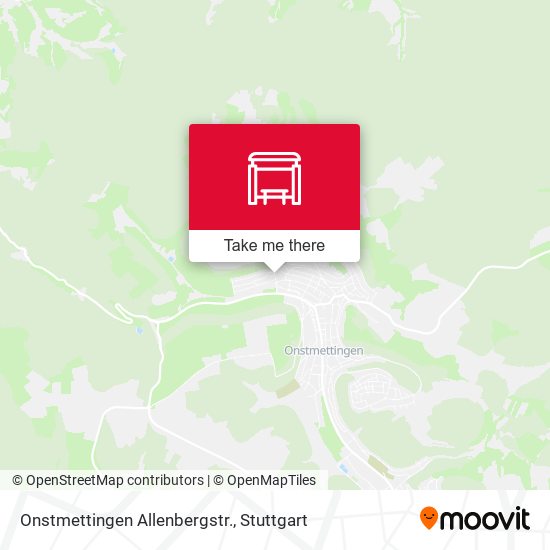 Onstmettingen Allenbergstr. map