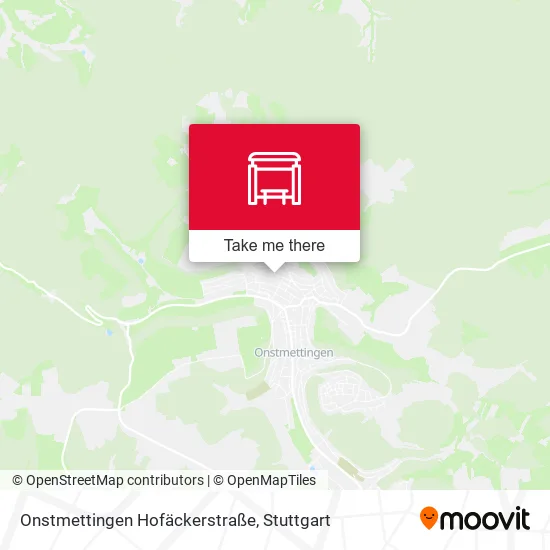 Карта Onstmettingen Hofäckerstraße