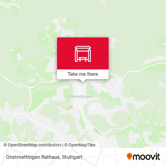 Карта Onstmettingen Rathaus