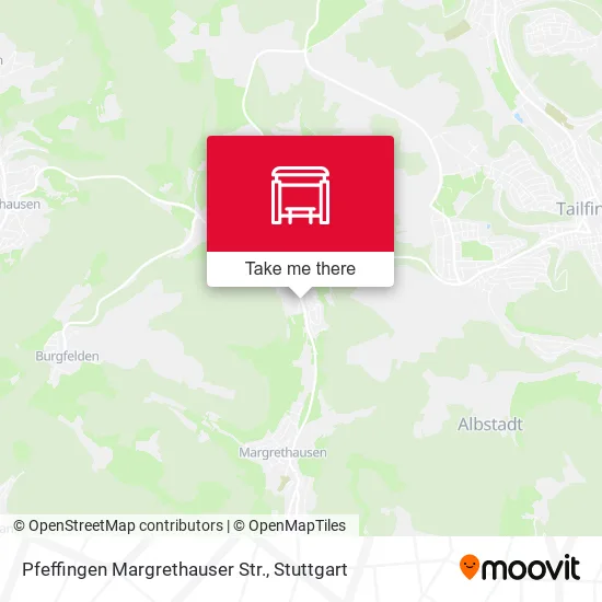 Pfeffingen Margrethauser Str. map