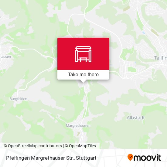 Pfeffingen Margrethauser Str. map