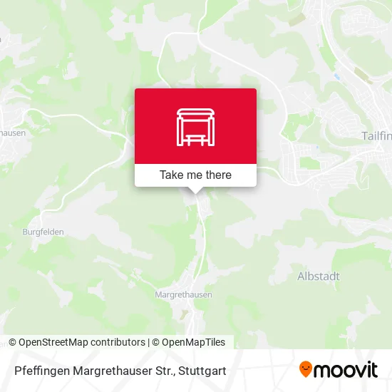 Pfeffingen Margrethauser Str. map