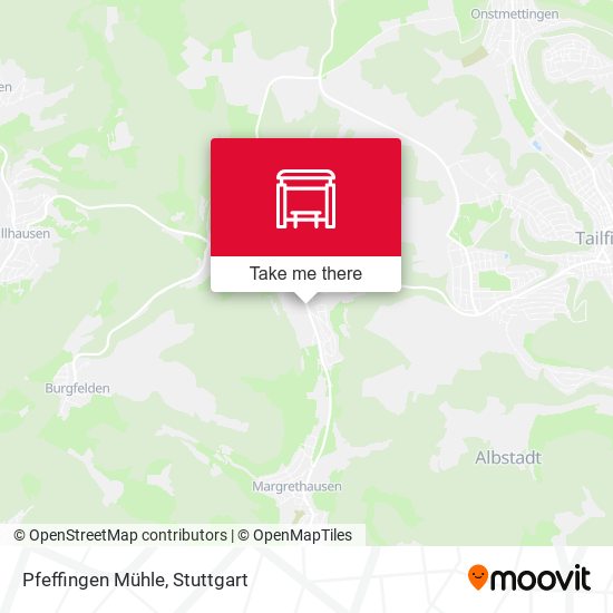 Pfeffingen Mühle map