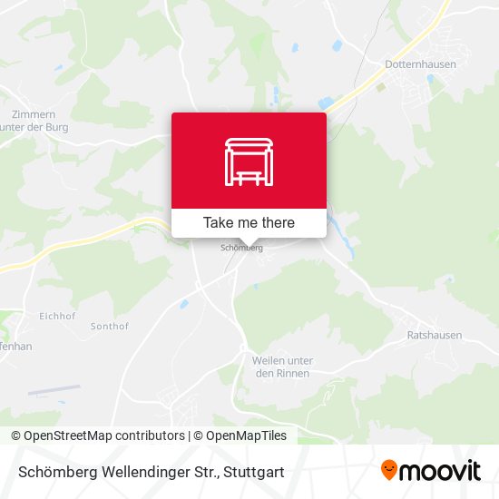 Schömberg Wellendinger Str. map