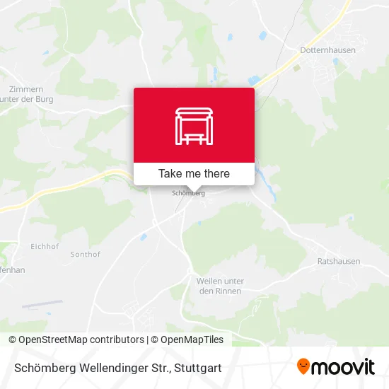 Карта Schömberg Wellendinger Str.