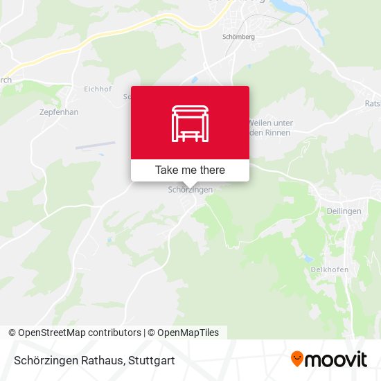 Schörzingen Rathaus map