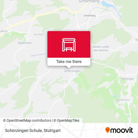 Schörzingen Schule map