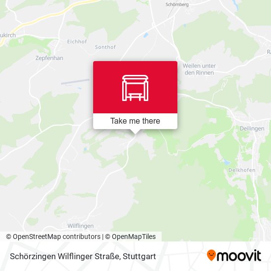 Schörzingen Wilflinger Straße map