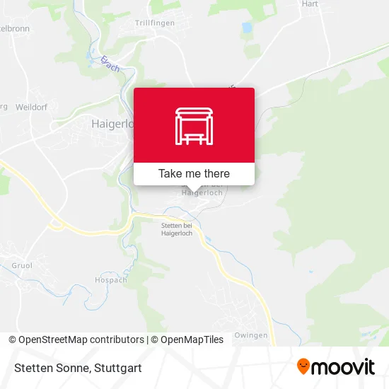 Карта Stetten Sonne