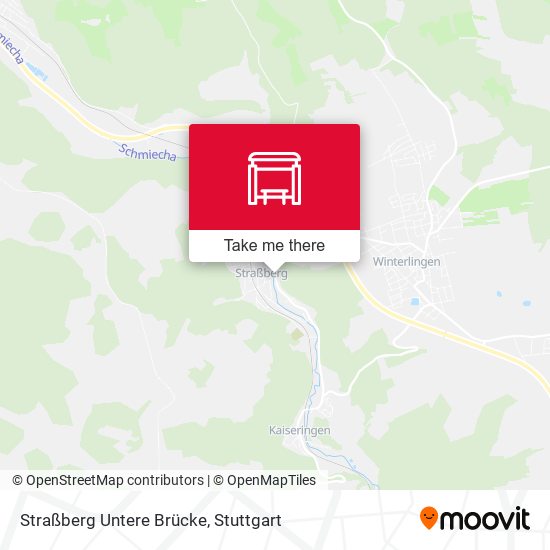Straßberg Untere Brücke map