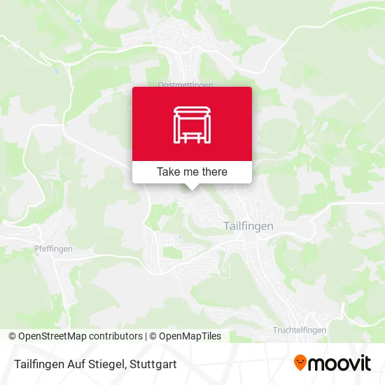 Карта Tailfingen Auf Stiegel