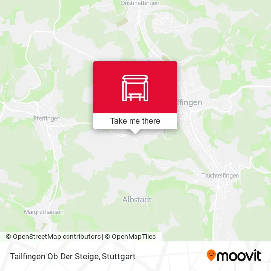 Карта Tailfingen Ob Der Steige