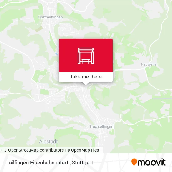 Карта Tailfingen Eisenbahnunterf.