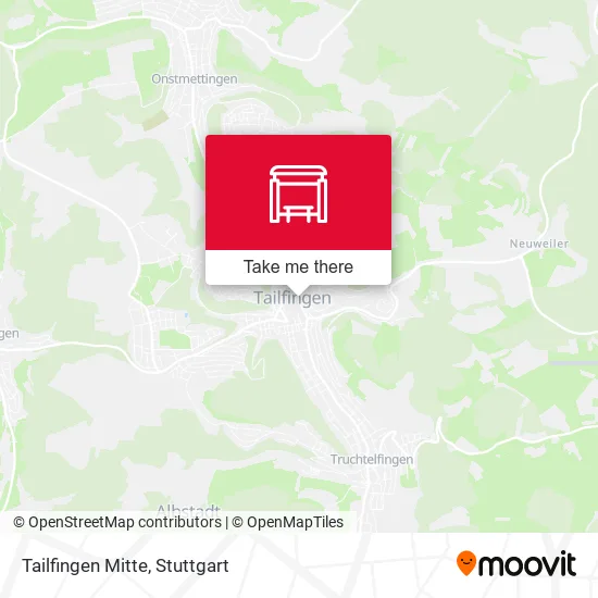 Карта Tailfingen Mitte