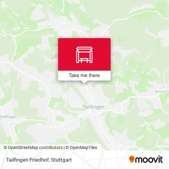 Карта Tailfingen Friedhof