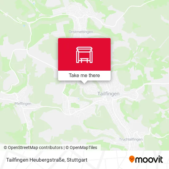 Карта Tailfingen Heubergstraße