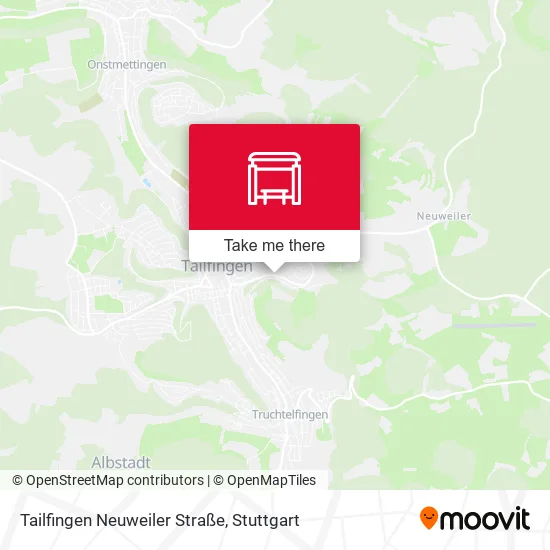 Карта Tailfingen Neuweiler Straße