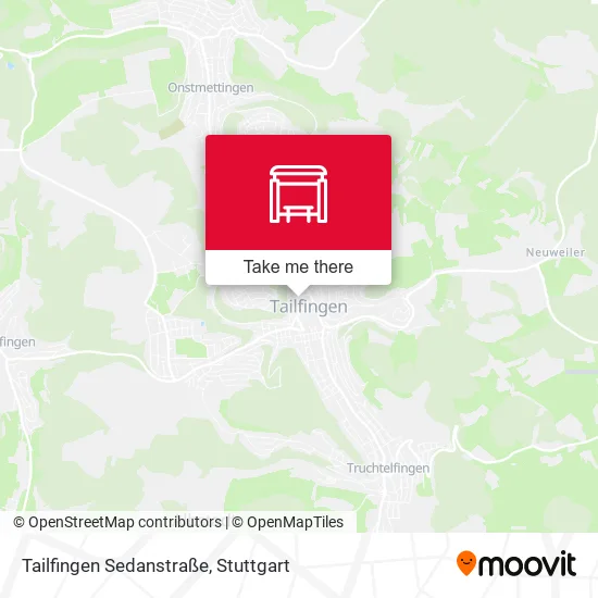 Карта Tailfingen Sedanstraße