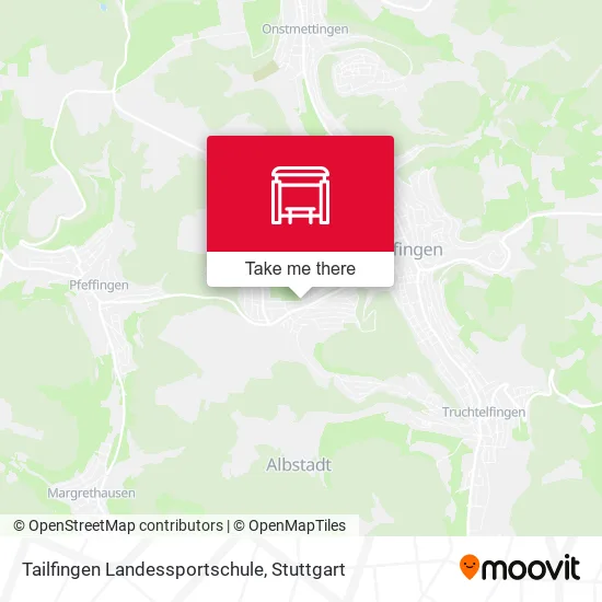 Карта Tailfingen Landessportschule