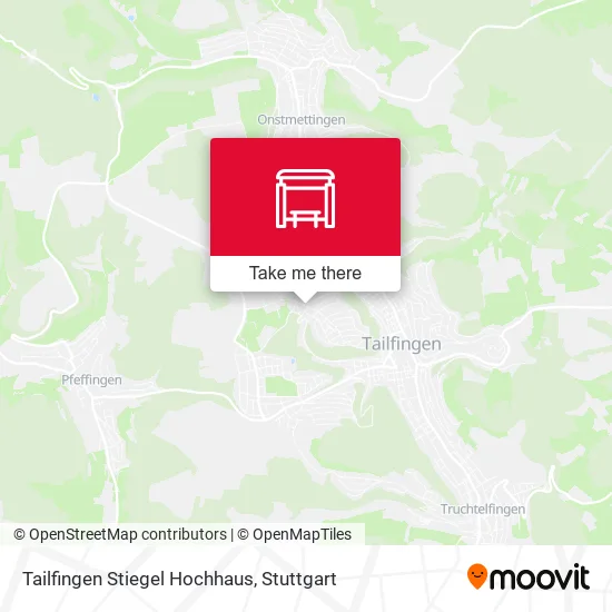 Карта Tailfingen Stiegel Hochhaus