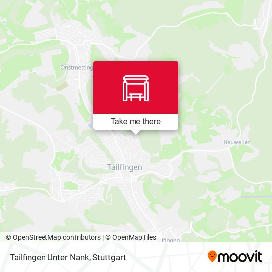 Карта Tailfingen Unter Nank